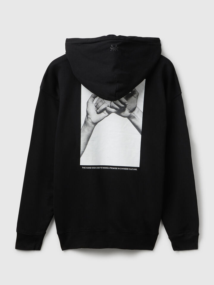 SWEATER W/HOOD Herren image number 6